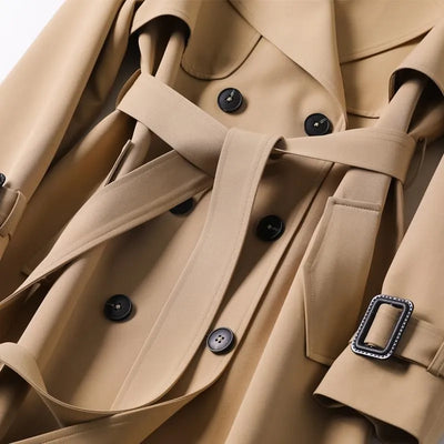 Elegant vattentät trenchcoat